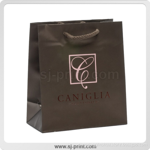 Rope-Handled Eurototes Bag, High-End Craft Paper Shopping Bag